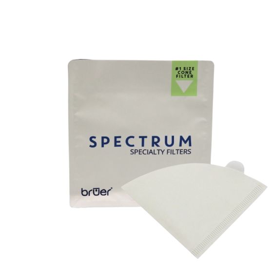Bruer Spectrum Cone Filters 1 Cup - 100pk - The Coffee Benders