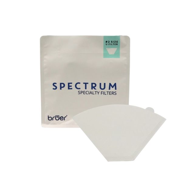 Bruer Spectrum U Shape Paper Filter 2 - 100pk - The Coffee Benders